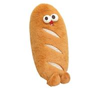 Generico Bread Plushie - Bread-shaped Stuffed Toy | Cute Bread Plush | Bread Plush Toy | Soft Bread Stuffed Toy | Cute Home Decoration, Funny Brown Food Plush Doll For Birthday, New Year, Christmas