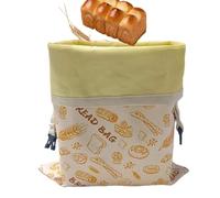 Genérico Bread Storage Bags - Algodón 30 x 39 cm | Reusable Loaf Bread Keeper, Snack Storage Bag, Kitchen Food Preservation Container For Bakery BréadFreezer Pantry Stórage