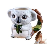 Generico Breakfast Cereal Cup - Taza de 520 ml con forma de animales para la casa, para bebidas y bebidas con forma de animales