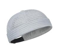 Genérico Breathable Mesh Brimless Hat - Adjustable 55-60cm Lightweight Polyester Cap | Half Top Ventilated Summer Outdoor Fishing Hiking Running Sun Cooling Hat