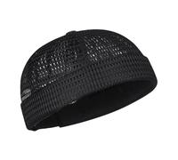 Genérico Breathable Mesh Brimless Hat - Adjustable 55-60cm Lightweight Polyester Cap | Half Top Ventilated Summer Outdoor Fishing Hiking Running Sun Cooling Hat