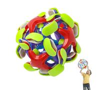 Genérico Breathing Balls Kids, Stretchy Colorful Sensory Ball, 7.68x7.68 Inches, Telescopic Expanding Toy, Lightweight Throwing Games for Outdoor Play and Breathings Exercises, Multicolor
