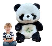Genérico Breathing Panda Plush - 9.06x7.09in Sleep Buddy, Soft Calming Toy, Short Plush Panda, Sound Music Light-Up Feature | Soothing For Kids Boys Girls Relaxation Bedtime Nap Sleep Comfort