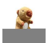 Genérico Breathing Plush Capybara, Stuffed Animal with Soothing Light, 11.81 Inches Compact and Energy-Efficient Music, Plush Companion Doll for Bedtime, Living Room, Bedroom, Dorm, Travel