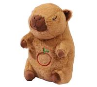 Genérico Breathing Stuffed Animal - Capybara Home Decor, Stuffed Doll with Music Lights for Adults Kids Birthday Holiday Party Sofa Car Bedroom Living Room Office Travel Nursery
