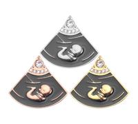 Genérico Broche de Embrión para Ropa 3 Piezas de Aleación Resistente para Mochila y Chaqueta, Pin de Solapa Decorativo para Mujer, Adecuado para Regalos y Uso Diario en Enfermeras