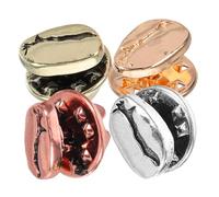 Genérico Broche de Grano de Café de Aleación 4 Piezas Creativas para Fiestas y Navidad, Accesorio Brillante Varios estilos para Ropa y Vestido para Mujeres Varios estilos