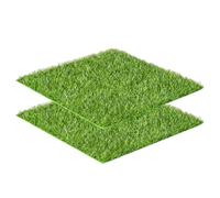 Genérico Broches de para pollos - Alfombra artificial lavable 2 piezas | Alfombra artificial reutilizable para céspedes del jardín de ordenación del suelo de