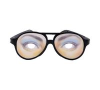 Genérico Broma Eyeglass | Gafas de nariz divertidas | Gafas de ojos divertidas | Masculino femenino Halloween truco juguete Fancy Eyewear Dress Up Photo Props para Halloween Fools Day