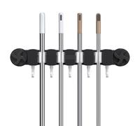 Genérico Broom Holder - Hair Accessories Organizer Box, Broom Holder Wall Mount, Portable Storage Holderr Case, Dust-Proof Head Stuff Organization Trays For Kids Baby Ties Nail Supplies Craft