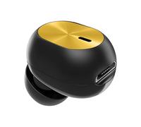 Genérico Brote De Oído Único, Auricular Único En El Oído, Auriculares Inalámbricos Pequeños, Auriculares Bl-uetooth Invisibles, Mini Inalámbricos para Teléfonos Inteligentes Conducir El Audiolibro