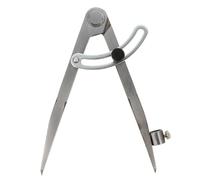 Genérico Brújula para Artesanía en Cuero Alas y Estuche para Lápiz, Calibre de Espaciado Portátil de 150 Mm, Herramienta de Marcado Manual para Muebles y Costura Hecha a Mano