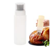 Generico Brush Oil Bottle - Household Oil Applicator, Dustproof Design With Visual Scale | Kitchen Accessories For BBQ Pastry Grilling Cooking Frying Baking Multiuse Culinary Tool Durable Easy Use