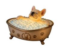 Genérico Bubble Bath Resin Figurine, Happy Bath Time Decorative Statue, Whimsical Bathtub Sculpture For Bathroom and Shelf Home Décor Accent