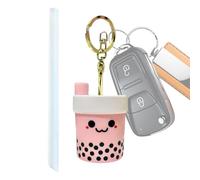 Genérico Bubble Tea Charms - Mini Cute Drink Key Pendant for Bag Accessory | Resin Style Cute Beverage Charm for Girls Kids Family Friends Handbag Car Schoolbag Office Birthday Valentine Daily Decor