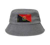 Genérico Bucket Hat Bandera De Ponce Puerto Rico Gorro de Pescador Pesca