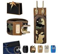 Genérico Buckleless Belt Hook,Buckleless Adjustable Invisible Waist Belt for Unisex,Buckleless Waist Belt Hook for Work Edc (camouflage,S)