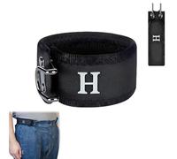 Genérico Buckleless Metal Hook Elastic Belt, Tactical Metal Hook Elastic Belt, Unisex Buckle for Outdoor Daily Work and Life (#A)