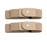 Genérico Buckleless Waist Belt, Flexible Stretch Strap, Adjustable Belt with Secure Grip, Strong Elastic Band, Clothing Accessory with Comfort Fit, Wardrobe Gear for Jeans Dresses 9.45 13.78 In