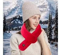 Genérico Bufanda Con Calefacción Para Mujeres | Calentador Eléctrico De Cuello Envolvente - 3 Ajustes de Temperatura Bufandas Calefactables | Para Clima Frío Invierno Navidad Esquí Correr Viaje