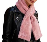 Generico Bufanda corta, bufanda con trabilla calentadora de cuello enrollable con bolsillo de cremallera - Invierno, para señor, actividades al aire libre, viajes, playa, primavera, otoño