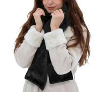 Genérico Bufanda de Cuello para Mujeres, Chal Pasa y Ajusta con Bolsillo con Cremallera, Bufanda de Cuello de Invierno, para Mujer Deporte y Viaje de Temporada de Primavera y Otoño