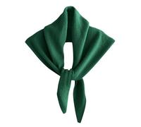 Genérico Bufanda De Invierno para Mujer - Bufanda Cachemira Mujer Bufanda Triangular Chal Suave de Punto Multifuncional Moderna para el Cuello y Elegante para la Cabeza (Green One Size)