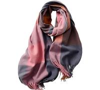 Genérico Bufanda Mujer Bufanda Mujer Invierno Bufandas Viaje/Exterior Larga a Cuadros Tipo Manta, Gruesa y Abrigadora, Ideal como Chal o Wrap para Otoño e Invierno