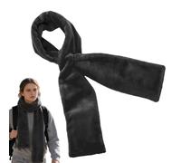 Generico Bufanda Pull-Through para mujer - Lavable a máquina - Bufanda corta de invierno a paso | Para citas Paseos desplazamiento Ciclismo Universidad Escuela Madre Esposa Hermanas, Negro,