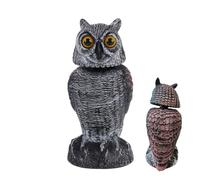 Genérico Búho para Control De Aves - Lechuza para Espantar Aves | Buhos con Cabeza Giratoria De Jardín Estatuas Decorativas Esculturas para Jardín Porche