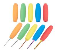 Genérico Built Up Foam Tubing - 10 Piece Adaptive Grip Aid for Elderly and Disabled | Soft Anti Slip Handles for Utensils Tools, Lightweight 3g Each, Spoon, Toothbrush, Pencil Holder, Daily Living