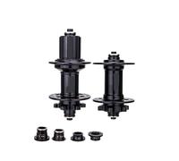 Genérico Buje de Freno Disco 6 trinquetes for Bicicleta montaña P3, 32 Agujeros, DT 370 XM490 D041SB D042SB, liberación Eje pasante, Delantera y Trasera(P3 HG Black)