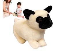 Genérico Bulldog Plush, Cute Bulldog Stuffed Toy, 7.09 Inches Ultra-Soft Fabric, Durable Stitching, Model Doll Figure Collection Decorative for Girl Boy Children Adults Bedroom Sofa Bed