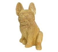 Genérico Bulldog Statue - Portable Sitting French Dog Figurine for Home Decor, Office with Resin Animal Function, Decorative Bulldog for Indoor Outdoor Living Room, Bedroom, Desk, Table