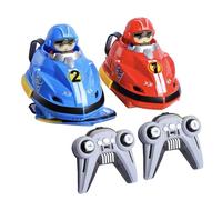 Genérico Bumper Cars - Remote Control Bumper - 15cm RC Car Toy - Rechargeable RC Bum-per Car Made of Durable PP Material Thrilling Playtime Fun Ideal for Kids Indoor Races, Birthday, Games