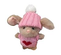 Generico Bunny Abbraccio Carina Pasquale Gi-ft | Coniglio Peluche Abbraccio Mano Fatte A Mano | Bunny Di Pasqua Supporto Emotivo All'uncinetto Positivo