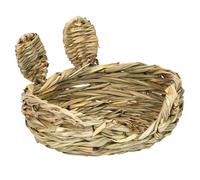 Genérico Bunny Bed - Natural Grass Woven Sleeping and Chewing Pad Bunny Hut For Small Animals Nest For Rabbits Guinea Pigs Hamsters Gerbils Chinchillas and Ferrets Cage