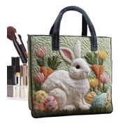Genérico Bunny Canvas Tote Bag - Shoulder Bags ¦ 35x30cm Rabbit Handbag, Purse Storage with Strap, Sling Carrier with Fabric Structure, Stylish Bag for Carrier Daily Travel