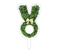 Genérico Bunny Easter Stake - 2D Acrylic Yard Decor, Colorful Garden Stake with Sturdy Weatherproof Material, Holiday Lawn Ornament, Rabbit Signs, Holiday Stakes for Home Porch Park Party Plant Decor