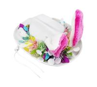 Genérico Bunny Hat | Bunny Ear Top Hat Bun- Ears Rabbit Ha-t For Women | Easter Cowboy H-at | For Egg Hunts Carnival Birthday Easter Halloween Parties Family Gatherings Celebrations Accessories Gift