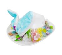 Genérico Bunny Hat - Non-woven Fabric, Western Headwear, Colorful Bunny Hat | Seasonal Western Head Wear, Children Performance Headwear, Cowgirl Easter Cap For Party Festival Dress Up
