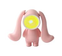 Generico Bunny Night Light, 2,76 x 1,77 x 3,15 in Cartoon Bunny Lamp, Pink/Purple/Blue/Yellow Animal Nighttime Light, Compact Led Bedtime Sidelight, Reusable Bedroom Evening Radiance for Home
