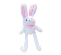 Genérico Bunny Plüsch - 11inch Pull Up Interaktiver Osterhase | Schaltbare Ohren und Beine Lustiges Kaninchen Plüschtier | Schlüsselbund Anhänger für Geburtstage Ostern Kinder