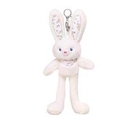 Genérico Bunny Plush Animal - Soft Stuffed Rabbit Doll Keychain | Cute Keyring Toy Ornament For Backpack Handbag Tote Valentine Birthday Holiday Commuting Travel Gatherings School Decoration