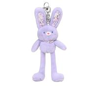 Genérico Bunny Plush Stuffed Animal, Soft and Cute Bunny Doll with Texture and Lightweight Design, Adorable Plush Toy For Backpack Decoration Handbag Tote Valentine Birthday Holiday Commuting Travel