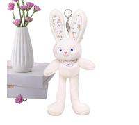 Generico Bunny Plush Toy - 12.2 Inches Height, Soft Doll Keyring, Plush Bag Ornament Design | Cute Bunny Charm For Valentine, Birthday, Commuting, Travel, School, Holiday, Gatherings