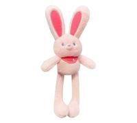 Genérico Bunny Plushes - 11 pulgadas interactivo conejo juguete, hecho a mano suave colgante, lindo Stuffed Animal, conmutable orejas y legs diseño, llavero accesorio | Adorable Easter Decor for Keys