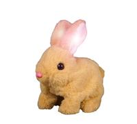 Genérico Bunny Toys - Figuras interactivas de peluche | Juguete de conejo rebotando, Animales de peluche realistas, para, Animal robótico saltando, saltando nariz, orejas moviéndose