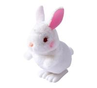 Generico Bunny Watchmaking Toy - Conejo acolchado | Juguete de cuerda de Pascua | Conejo acolchado de Jumper | Juguete de relojería Conejito | Juguete de Oso de peluche Conejito
