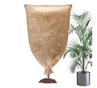 Genérico Burlap Bags for Plants, Winter Garden Cover Sacks, Frost Protector Wrap Ideal for Vegetables, Flowers, Trees, Yard Shrubs, Rain Barrier, Snow Cloth for Outdoor Use, 1 Piece